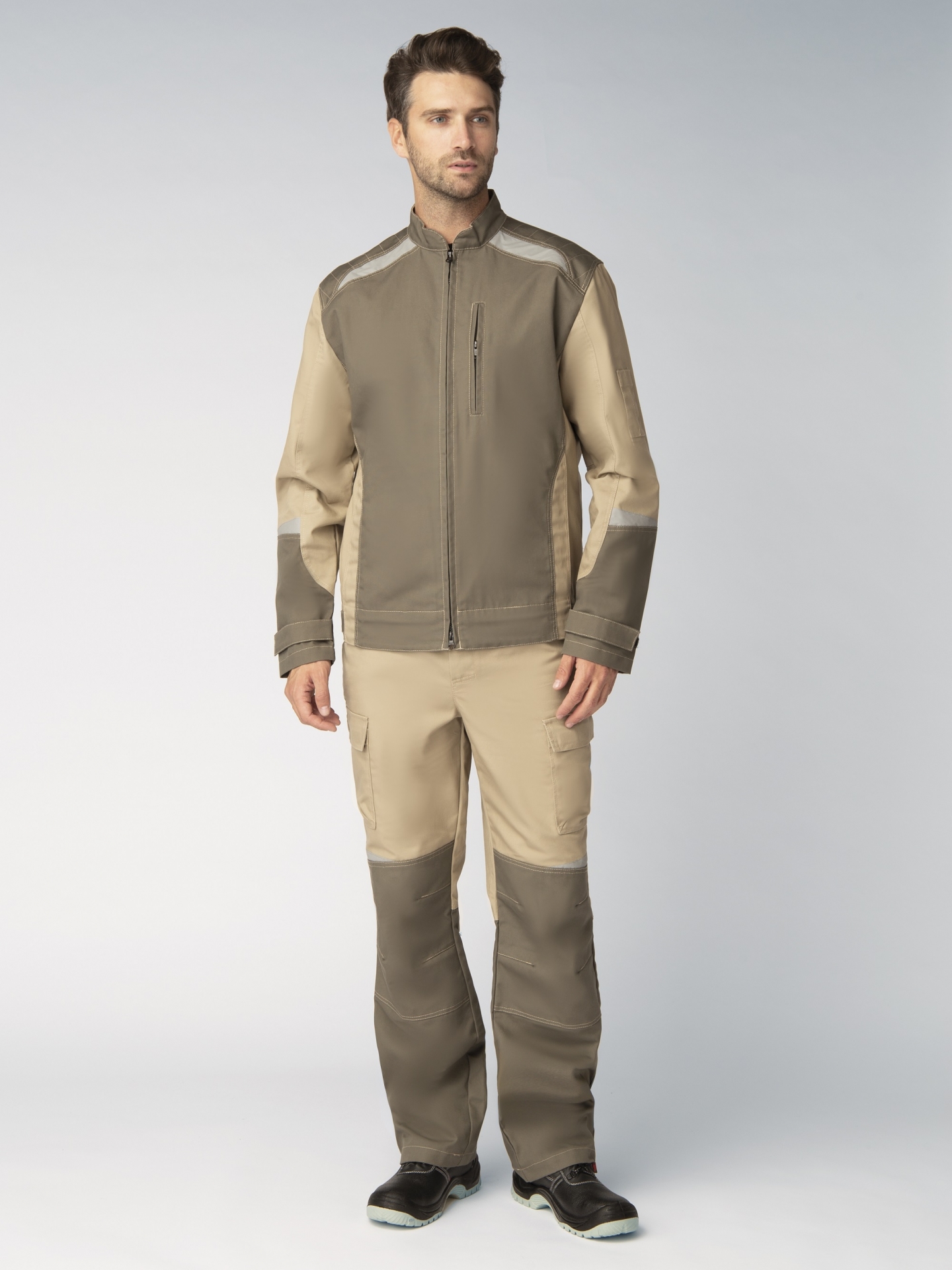 картинка Куртка Челси (тк.Канвас,270), хаки/бежевый от магазина ТД Спецодежда-Эталон
