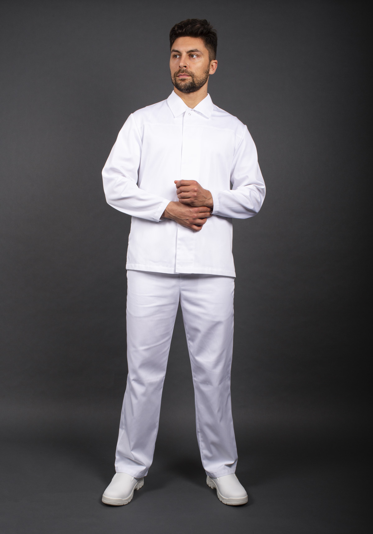 картинка Костюм мужской ХАССП-Премиум (тк.Салюс,210), белый от магазина ТД Спецодежда-Эталон