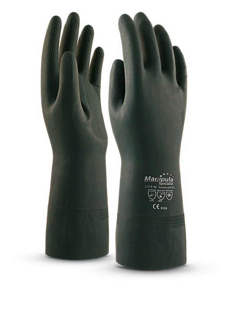 картинка Перчатки Манипула™ Химик (латекс/неопрен 0,70 мм), LN-F-08/CG-972 от магазина ТД Спецодежда-Эталон